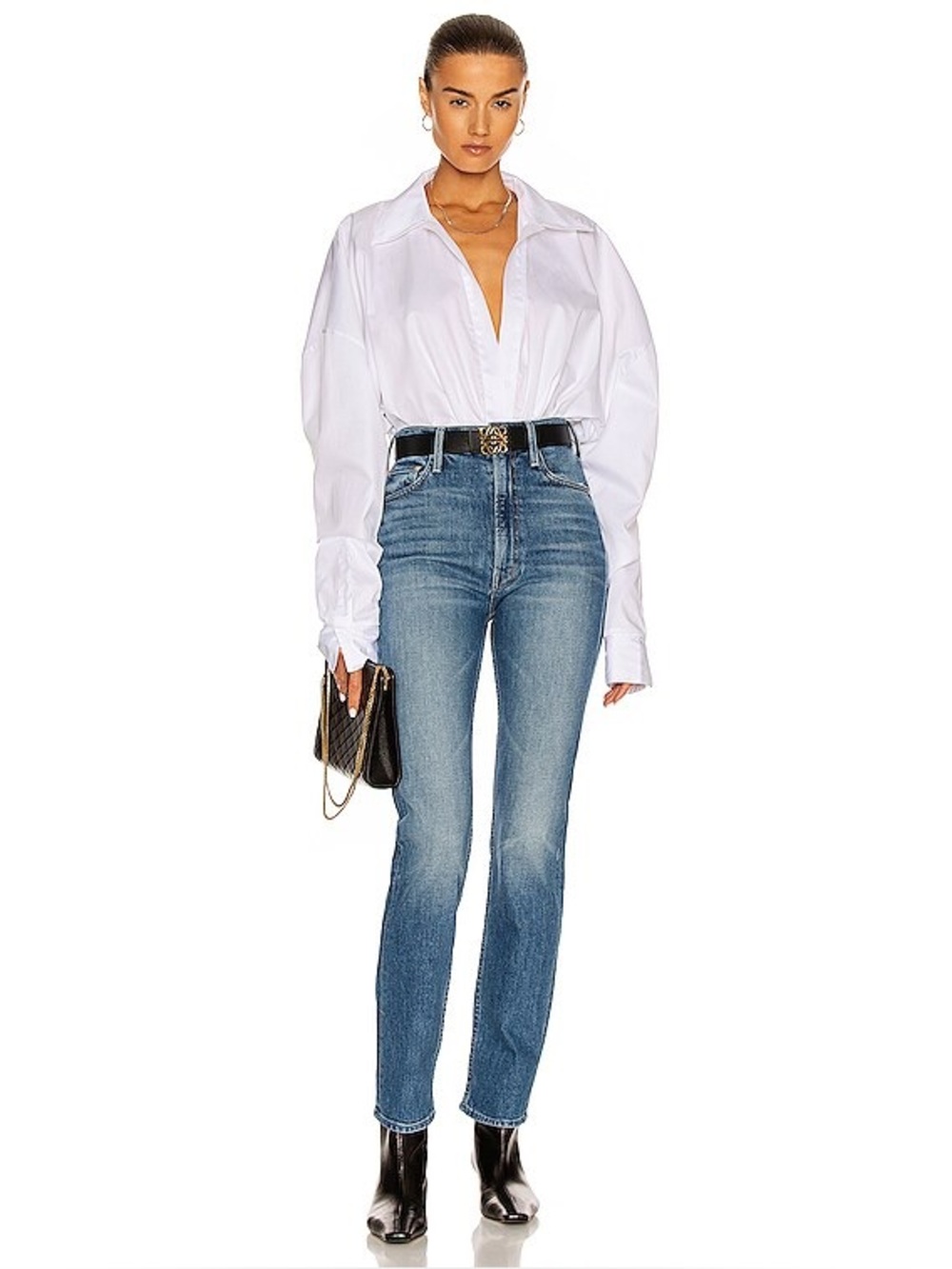 MOTHER Denim High Waisted Rider Skimp Sz27